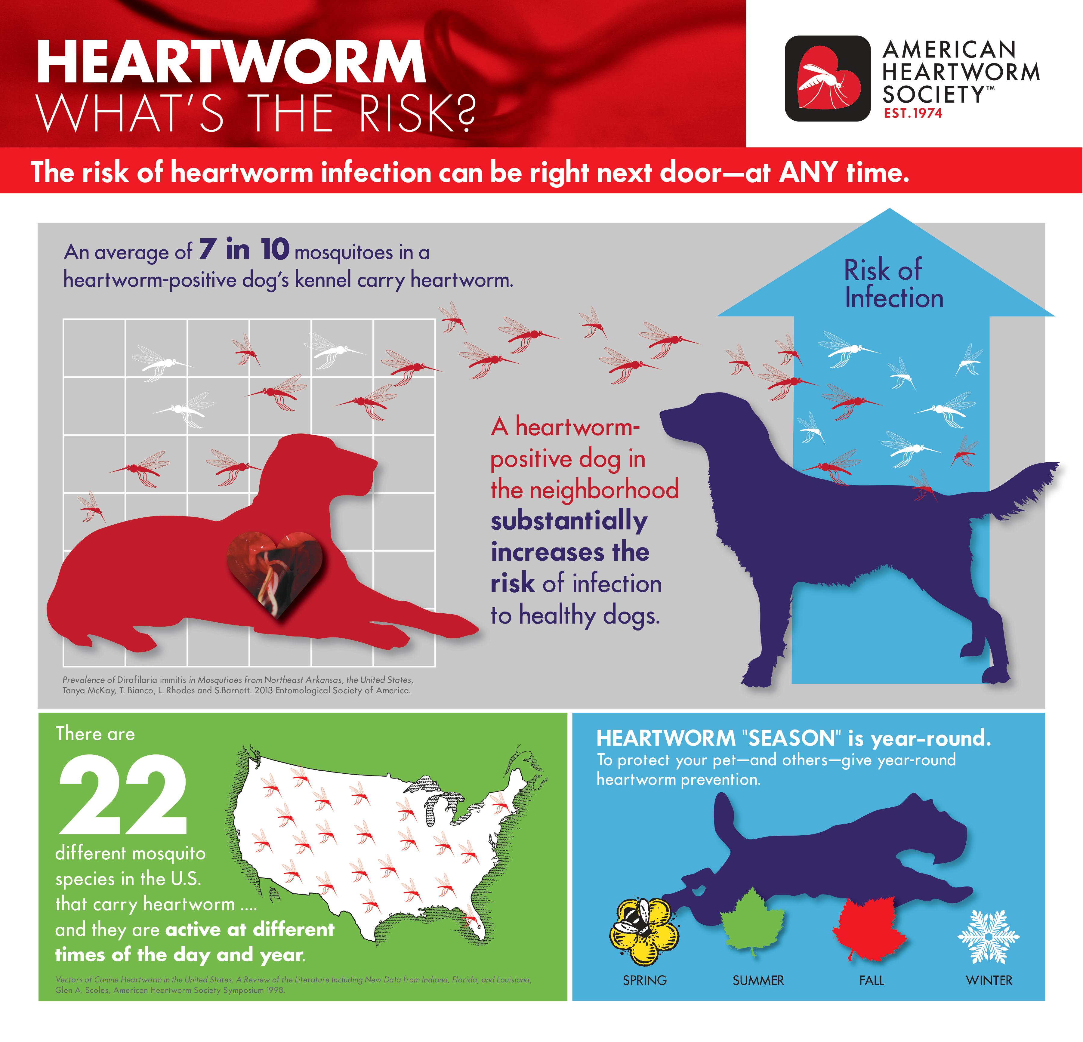 what are the signs of heartworms in dogs